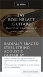 Mobile Screenshot of jayrosenblattguitars.com